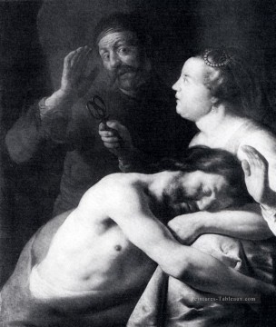 Samson et Delilah Jan Lievens Peinture à l'huile